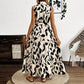 Women Sleeveless Boho Floral Maxi Dress