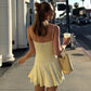 Sexy V-neck Suspender Dress