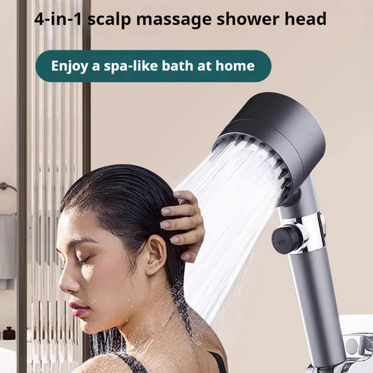 Supercharged Shower Head Pressurized Filtration Bath Set