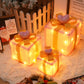 Remote Control Christmas Gift Box Lights Christmas Three-piece Decoration