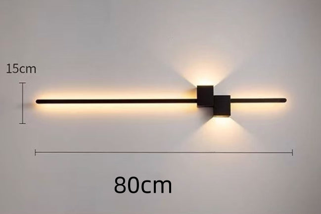 Line Wall Living Room Background Wall Bedroom Bedside Lamp