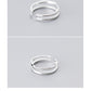 Temperament Ties Rings Double Lines Women