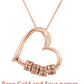 Personalized Heart Necklaces Women Jewelry Custom Name Necklaces & Pendants Mothers Day Gift