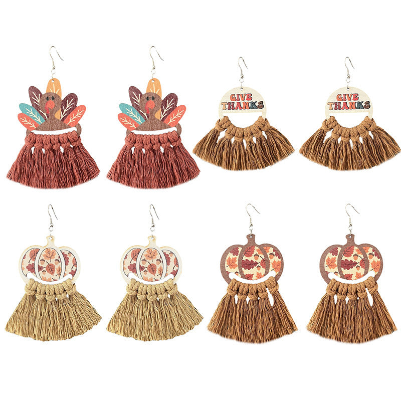 Eardrops Turkey Pumpkin Dinner Thanksgiving Party