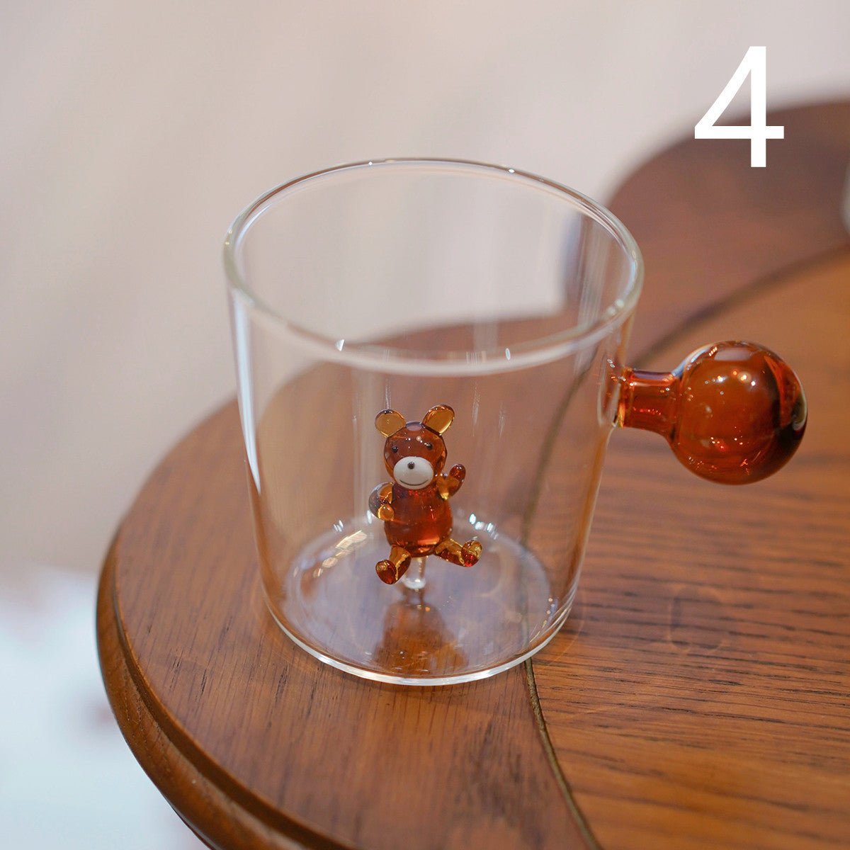 Women's Three-dimensional Animal Glass Water Cup