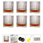 Crystal Glass Water Cup Box Set