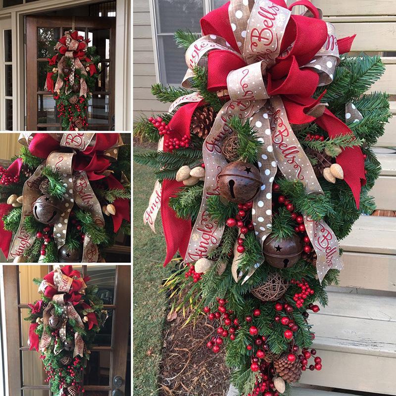 A Christmas Door Hanging Christmas Decorations Holiday