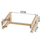 Wooden laptop stand