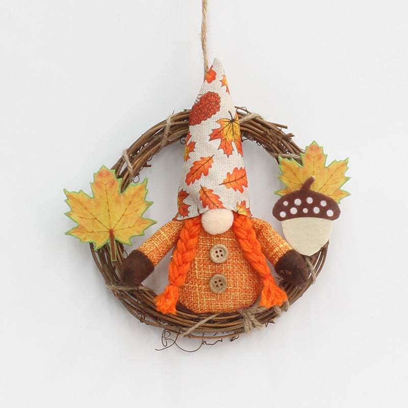 Harvest Season Decorations Thanksgiving Faceless Doll