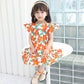 Girls' Cartoon Print Dress