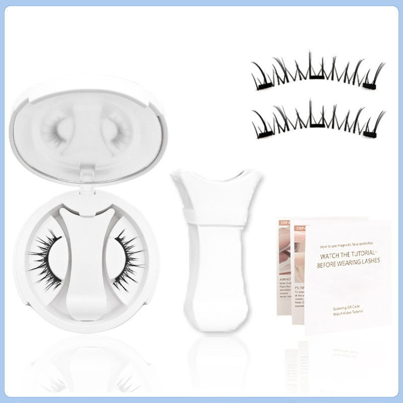 Magnetic Suction False Eyelashes Integrated Soap Holder Glue-free False Eyelashes Thick