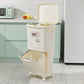 42L Japanese Kitchen Trash Can Household