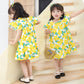 Girls' Cartoon Print Dress