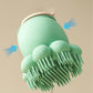 Pet Bath Brush With Body Wash Dog Bath Device Cat Silicone Bath Massage Comb