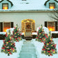 Christmas Solar Christmas Tree Floor Outlet Lawn Lamp
