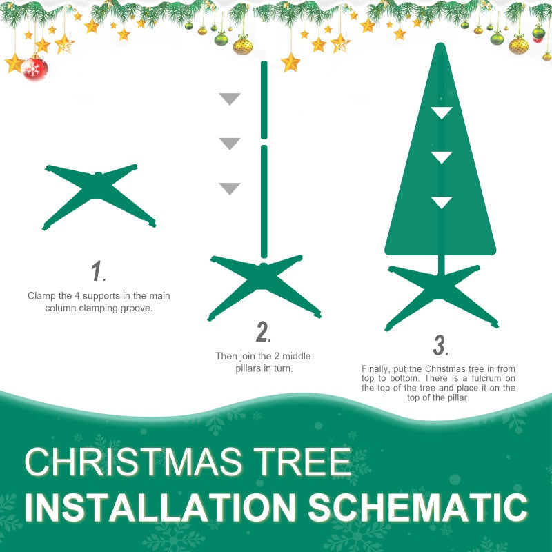6ft Christmas Tree, Holiday Decorations