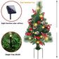 Christmas Solar Christmas Tree Floor Outlet Lawn Lamp