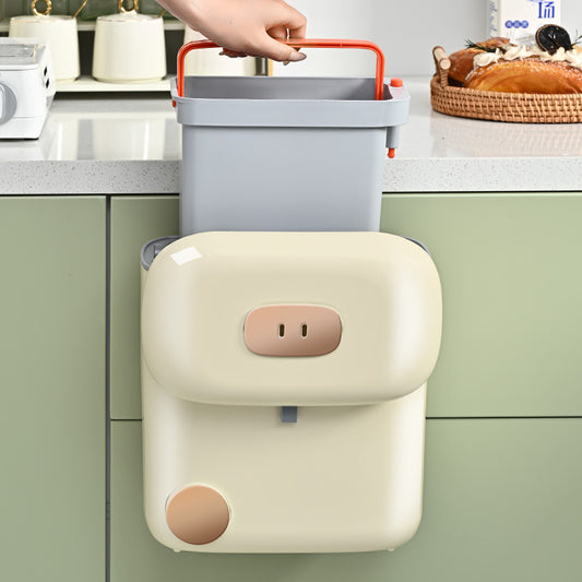 Upgraded Kitchen Trash Can With Lid