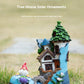 Elf Tree House Resin Solar Lamp Ornaments