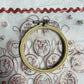Heart-shaped Embroidery Christmas Decorative Pendant