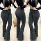 Women Fashion Elastic Ladies Jeans Pants