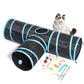 New Cat Tunnel Foldable Pet Climbing Path Cat Toys