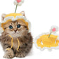 Cute Knit Cat Hat Funny Dog Hat For Cats And Small Dogs Kitten Puppy Cat Costume Halloween Christmas Birthday Party Costume Head Wear Accessories