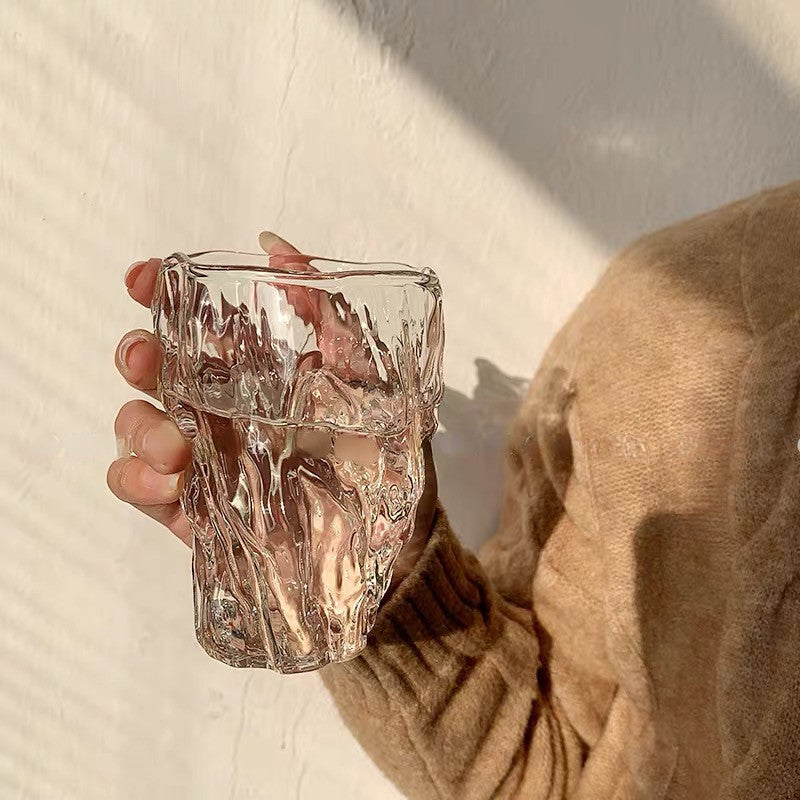 Glass Water Cup For Household Use