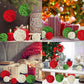 30 Pcs Christmas Rattan Balls Decorations Christmas Wicker Balls