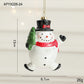Christmas Tree Decorations Painted Plastic Christmas Pendant