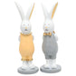 Easter Bunny Back Golden Eggs Gift Thanksgiving Decorations Pair