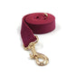 Soft Burgundy Velvet Pet Collar Dog Collar