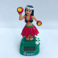 Solar Swing Hawaiian Girl Car Accessories
