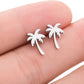 Punk Women Coconut Palm Tree Earrings