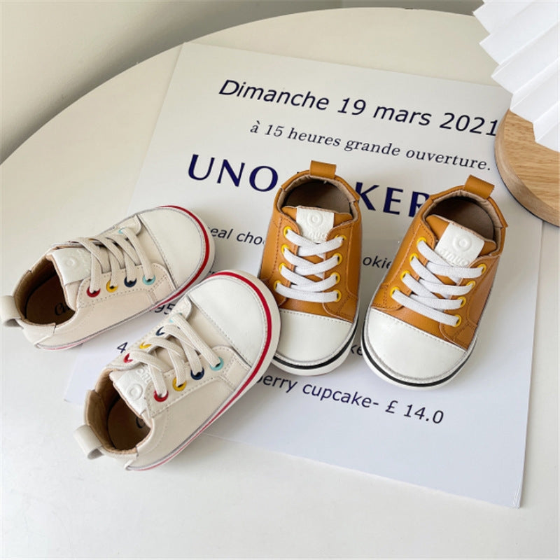 Baby Boy Soft Bottom Toddler Board Shoes