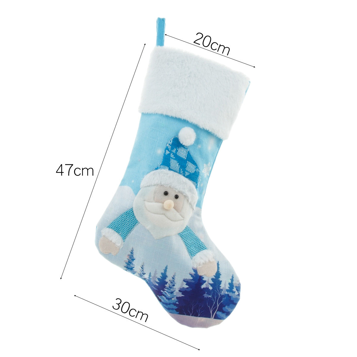 New Year Christmas Decor For Home Glowing Large Christmas Socks Gift