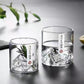 Vintage Sightseeing Glass Water Cup