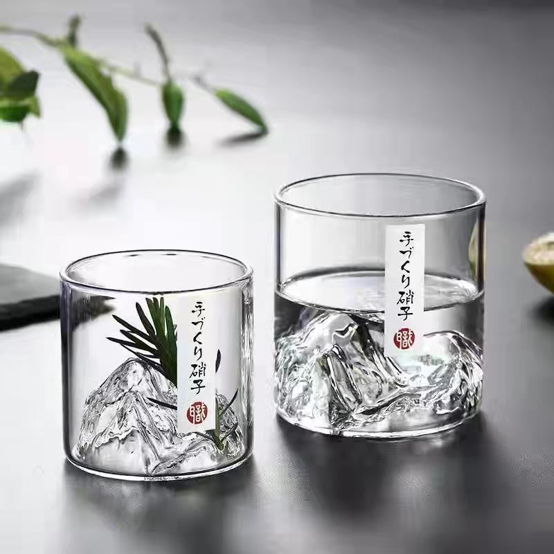 Vintage Sightseeing Glass Water Cup