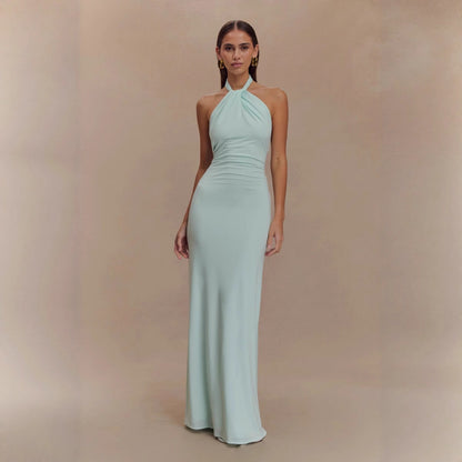 Ins Bodycon Halter Dress