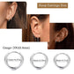 Jstyle Surgical Steel Earrings for Sensitive Ears