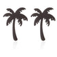 Punk Women Coconut Palm Tree Earrings