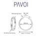 PAVOI 14K Gold Plated 925 Sterling Silver Post